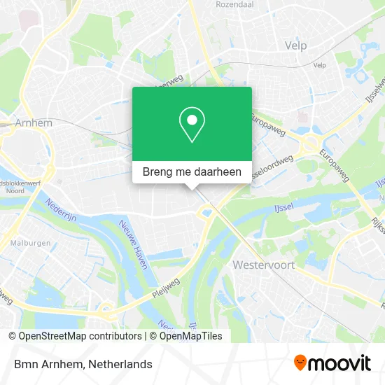 Bmn Arnhem kaart