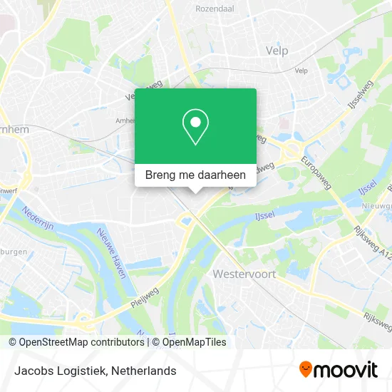 Jacobs Logistiek kaart