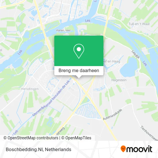 Boschbedding.Nl kaart