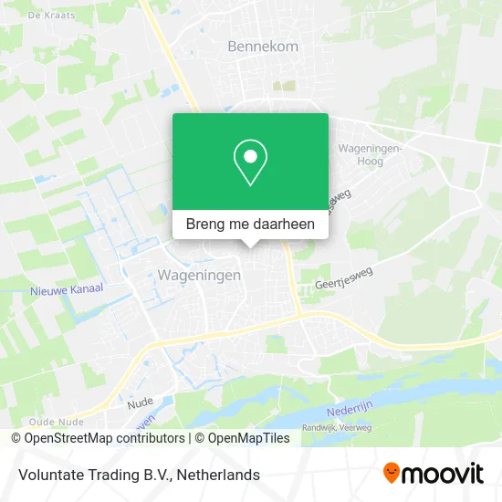 Voluntate Trading B.V. kaart