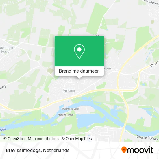 Bravissimodogs kaart