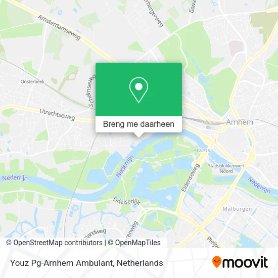 Youz Pg-Arnhem Ambulant kaart