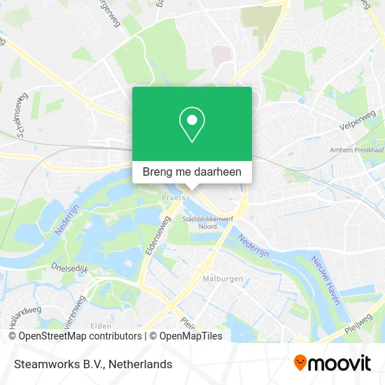 Steamworks B.V. kaart