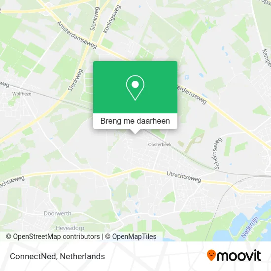 ConnectNed kaart