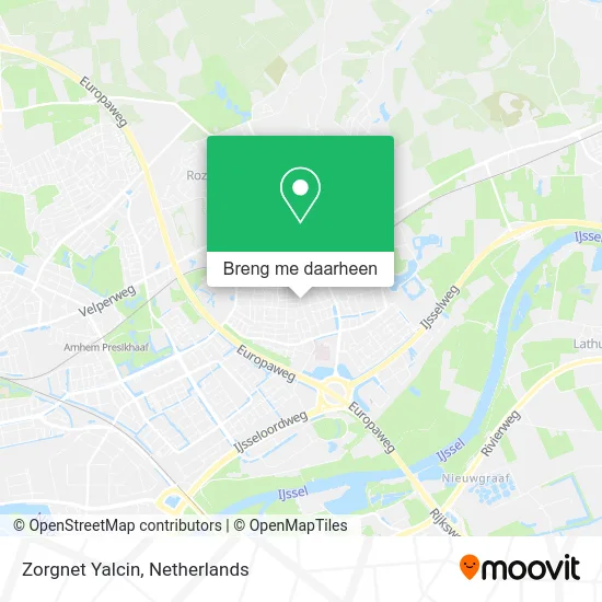 Zorgnet Yalcin kaart