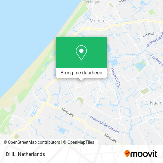 DHL kaart