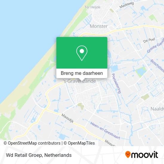 Wd Retail Groep kaart