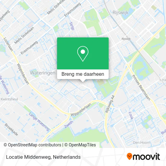 Locatie Middenweg kaart