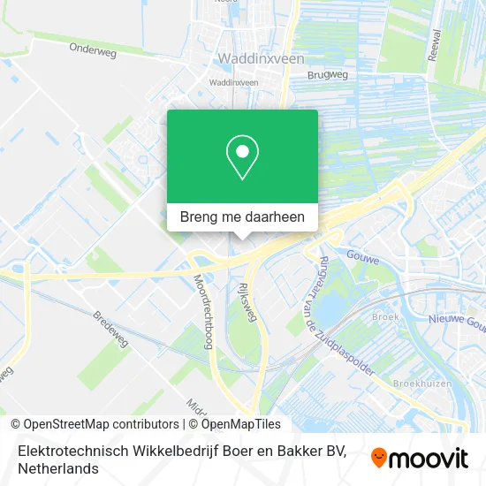 Elektrotechnisch Wikkelbedrijf Boer en Bakker BV kaart