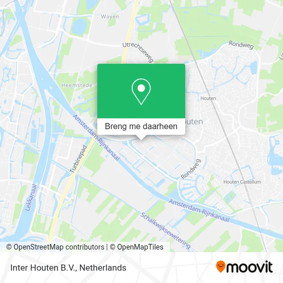 Inter Houten B.V. kaart