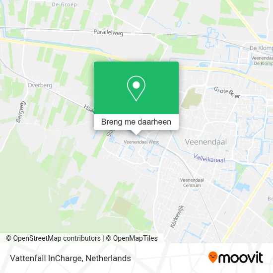 Vattenfall InCharge kaart