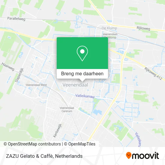 ZAZU Gelato & Caffè kaart