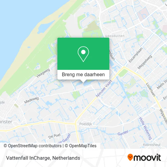 Vattenfall InCharge kaart