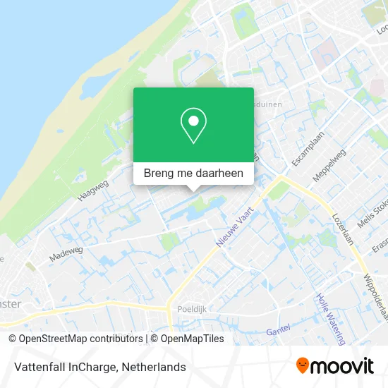 Vattenfall InCharge kaart