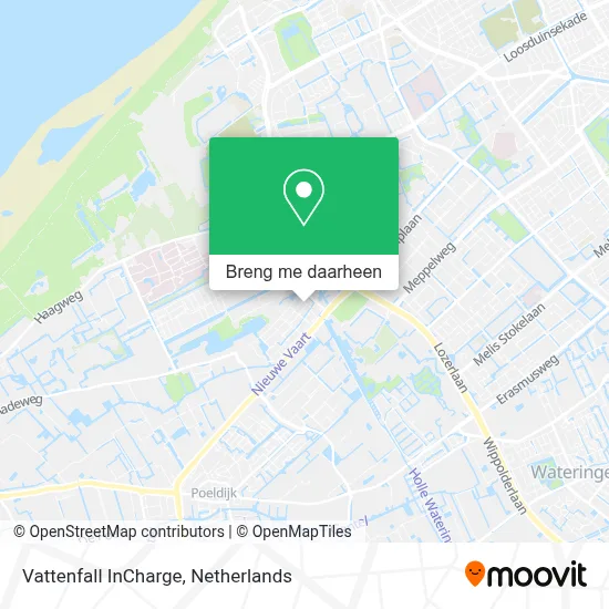 Vattenfall InCharge kaart