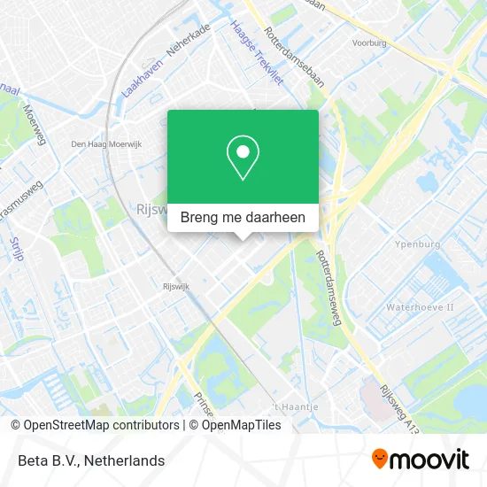 Beta B.V. kaart