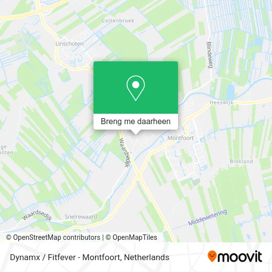 Dynamx / Fitfever - Montfoort kaart