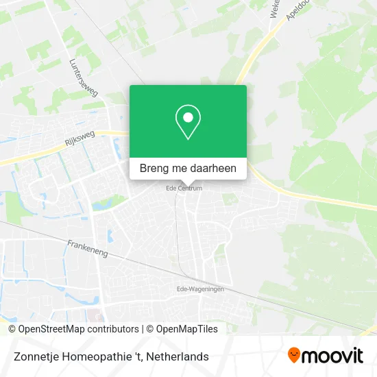 Zonnetje Homeopathie 't kaart