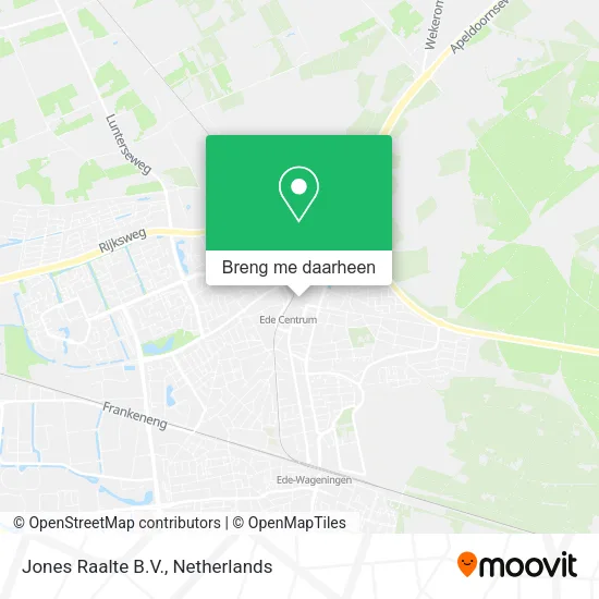 Jones Raalte B.V. kaart