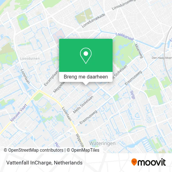 Vattenfall InCharge kaart