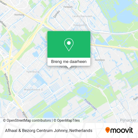 Afhaal & Bezorg Centrum Johnny kaart