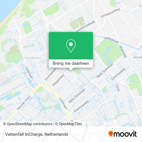 Vattenfall InCharge kaart