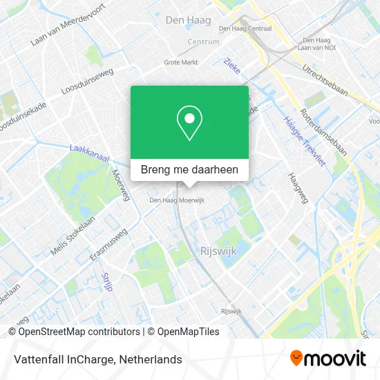 Vattenfall InCharge kaart