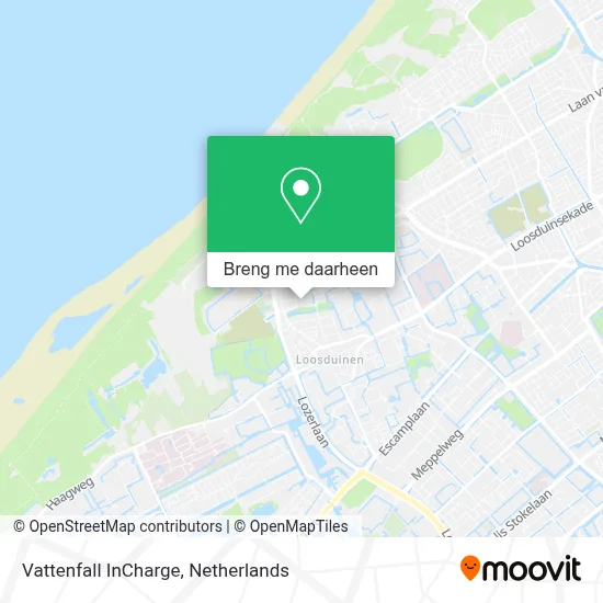 Vattenfall InCharge kaart