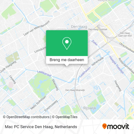 Mac PC Service Den Haag kaart