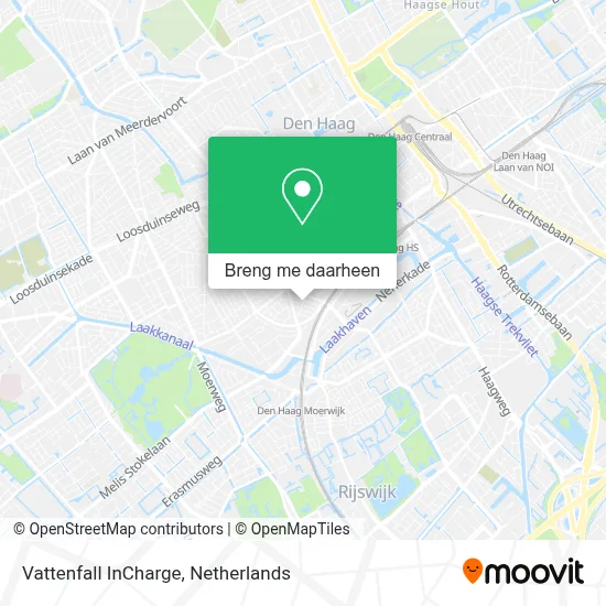 Vattenfall InCharge kaart