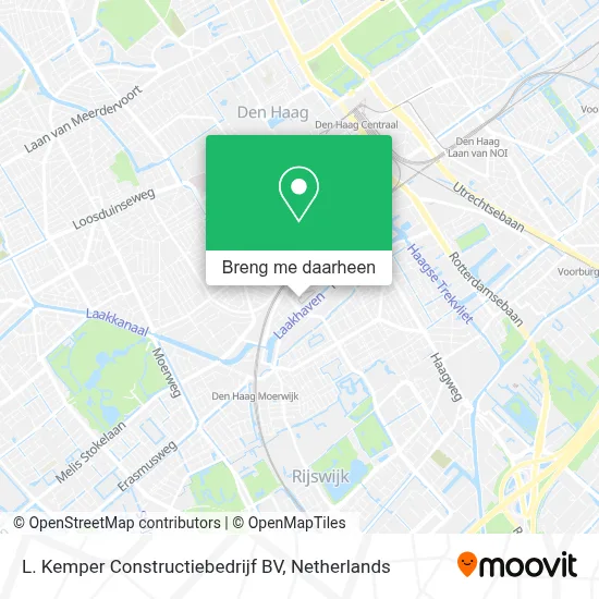 L. Kemper Constructiebedrijf BV kaart