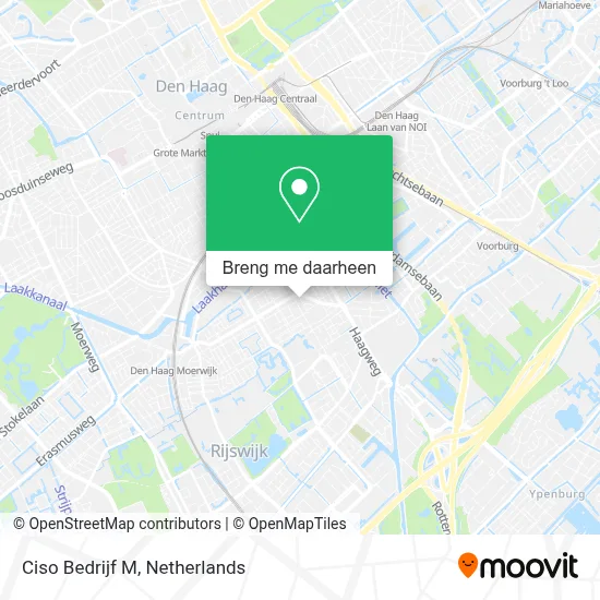 Ciso Bedrijf M kaart