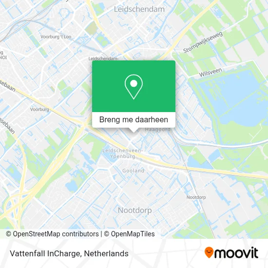 Vattenfall InCharge kaart