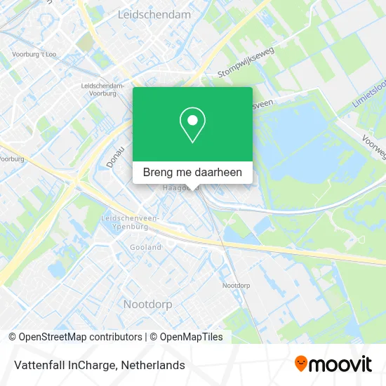 Vattenfall InCharge kaart