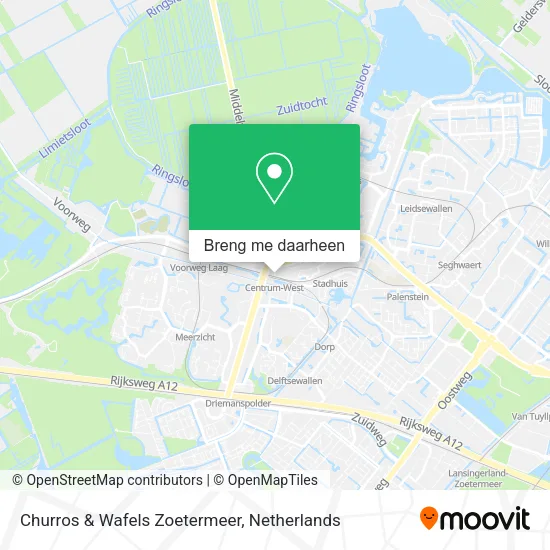 Churros & Wafels Zoetermeer kaart