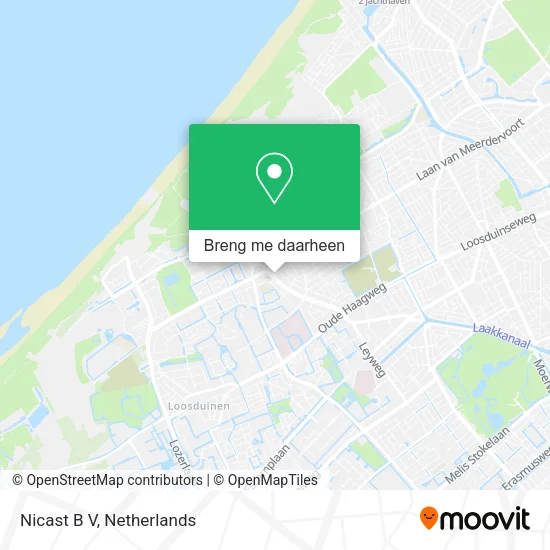Nicast B V kaart