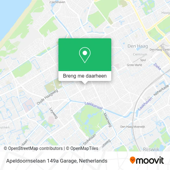 Apeldoornselaan 149a Garage kaart