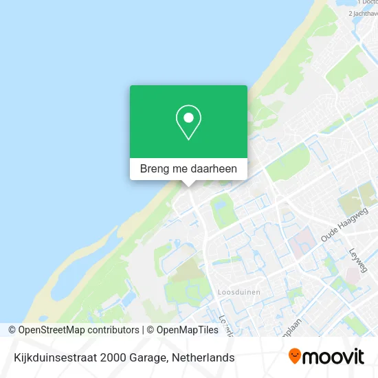 Kijkduinsestraat 2000 Garage kaart