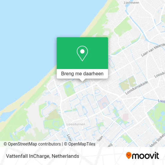 Vattenfall InCharge kaart