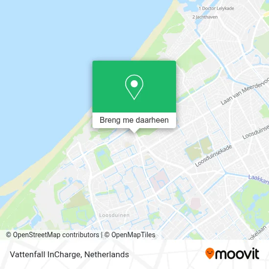 Vattenfall InCharge kaart