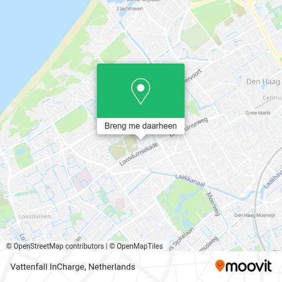 Vattenfall InCharge kaart