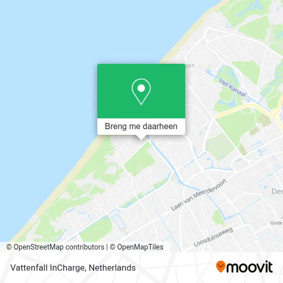 Vattenfall InCharge kaart