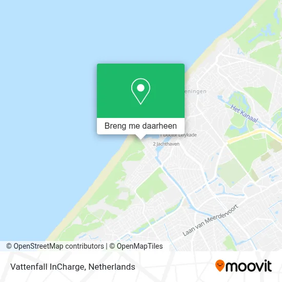 Vattenfall InCharge kaart