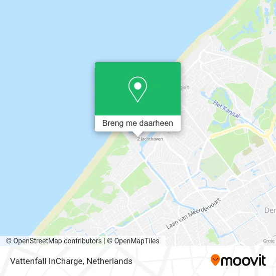 Vattenfall InCharge kaart