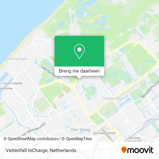 Vattenfall InCharge kaart