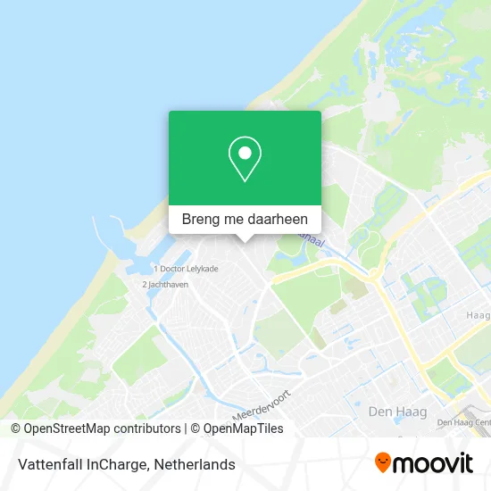 Vattenfall InCharge kaart