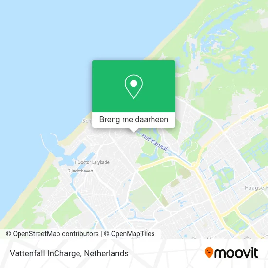Vattenfall InCharge kaart
