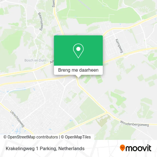 Krakelingweg 1 Parking kaart