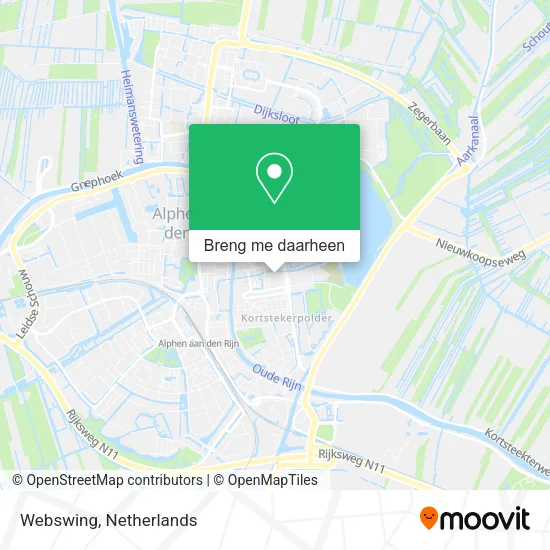 Webswing kaart