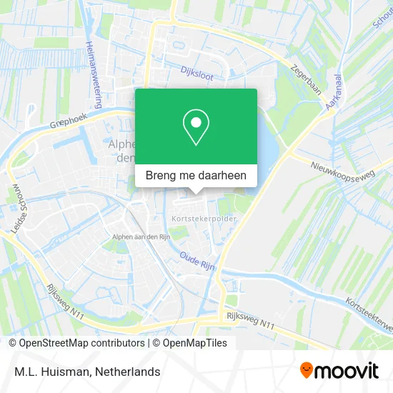 M.L. Huisman kaart